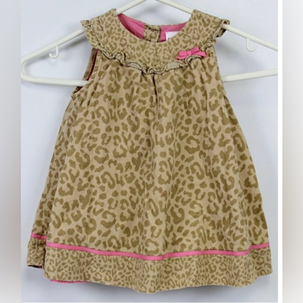 Gymboree Smart Kitties Kitty Cat Leopard Kitty Dress Size 3T